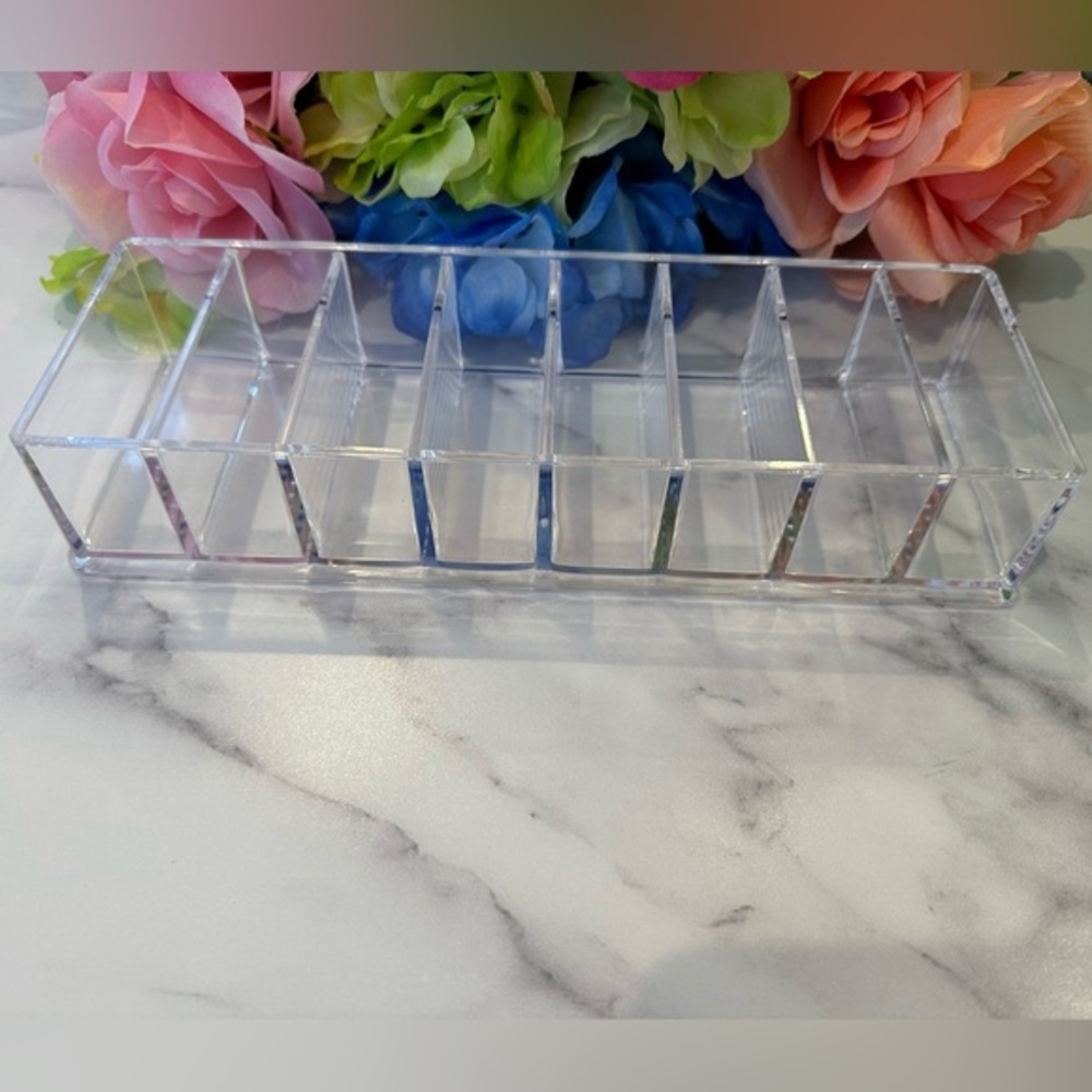 Clear Acrylic Beauty Vanity Organizer Tray